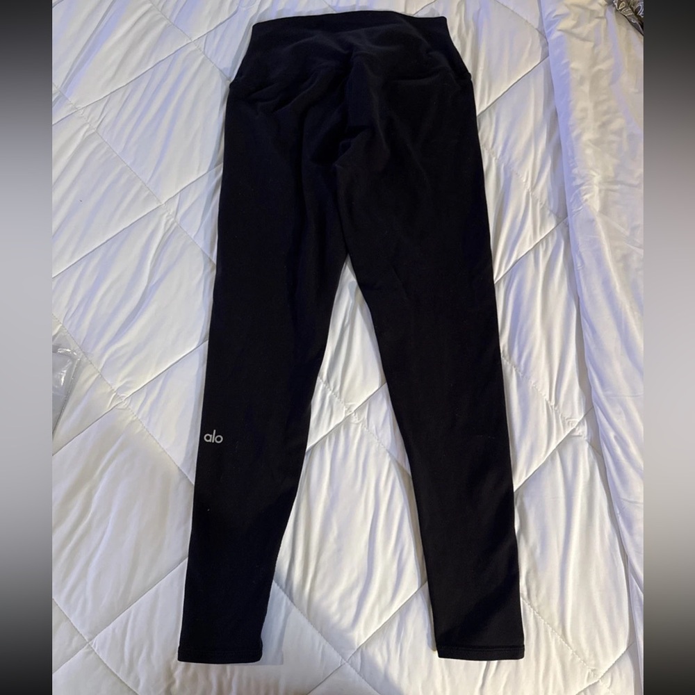 Alo High Waist Airbrush Leggings Black Size S - Picture 6 of 8